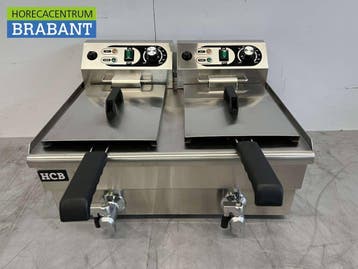 Friteuse double en acier inoxydable Friteuse Vanne de, Verzenden