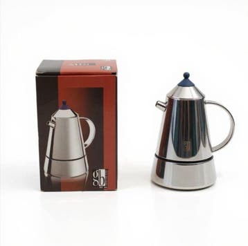 Guido Bergna - Koffiepot - Mia - Staal - 4 kopjes moka-pot
