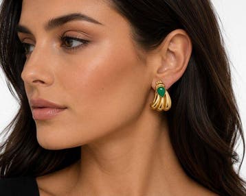 Oorbellen - 14 karaat Geel goud, Exclusieve 14K geelgouden, Nieuw