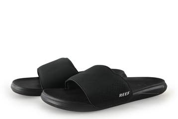 Reef Slippers in maat 45 Zwart, Kleding | Heren, Slippers, Verzenden, Zwart, Zo goed als nieuw