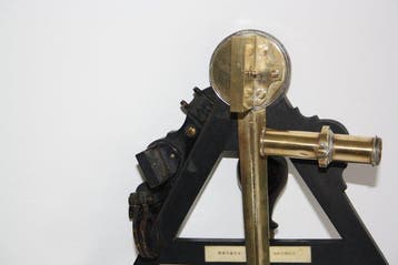 Sextant - Ebbenhout - Hughes London - Uniek ebbenhouten