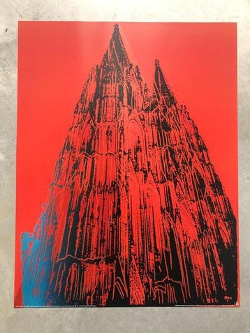 (after), Andy Warhol - Cologne Cathedral (red) - Te Neues