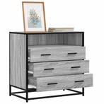 vidaXL Ladekast 70x41x70 cm bewerkt hout grijs sonoma, Verzenden, Nieuw