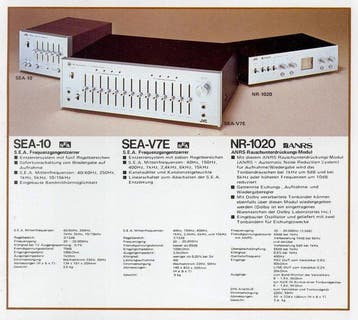 JVC - SEA-V7E - Quadraphonische Grafiek Stereo grafische, Audio, Tv en Foto, Nieuw