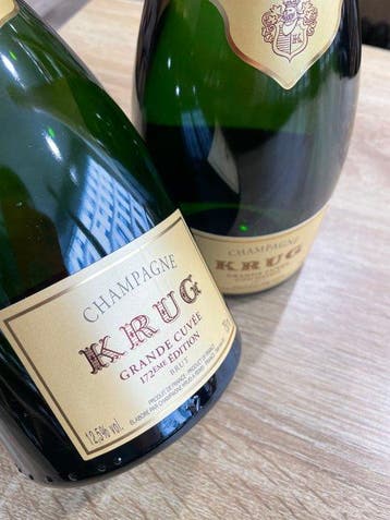 Krug, Grande Cuvée 172ème Édition - Champagne - 2 Flessen, Verzamelen, Nieuw