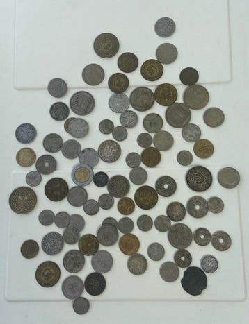 Monde. MAGHREB : lot de 83 pièces de monnaie Maroc, Tunisie,