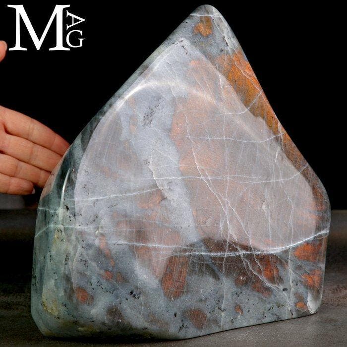 ② Haute qualité _ Golden Red Flash - Labradorite – Reflets — Minéraux ...
