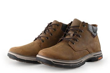 Skechers Veterboots in maat 41 Bruin, Kleding | Heren, Schoenen, Bruin, Verzenden, Boots, Zo goed als nieuw