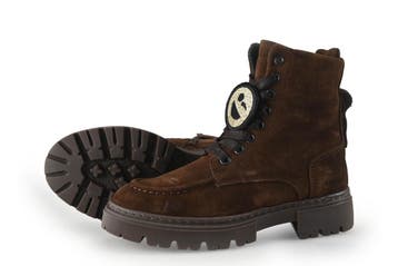 Nubikk Veterboots Meisjes in maat 30 Bruin, Verzenden, Jongen of Meisje, Nubikk, Schoenen