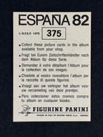 1982 Panini España 82 World Cup, - Brasil: Zico #375 - 1, Nieuw