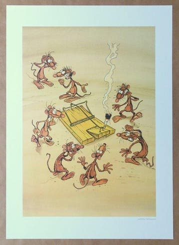 Ptiluc - 3 Offset Print - Faces de rat, Nieuw