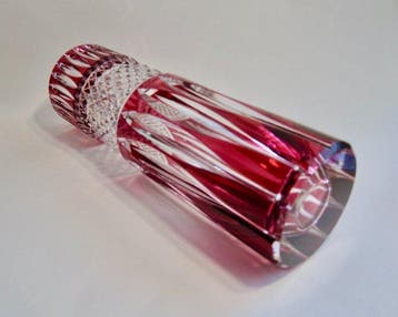 Val Saint Lambert - Leon Hallet - Vase - Cristal - Modèle «, Antiek en Kunst