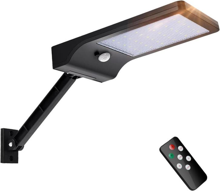 Solar straatverlichting - Straatlamp - LED - Zwart - Aigosta, Jardin & Terrasse, Éclairage extérieur, Envoi