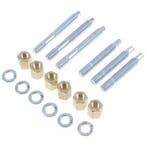 Exhaust Manifold Studs, Nuts, Lock Washers, Set of 6, Autos : Pièces & Accessoires, Ophalen of Verzenden