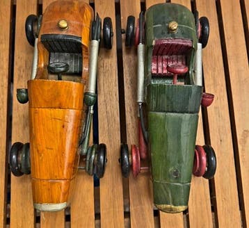 Decoratief ornament - Modellini il legno vintage