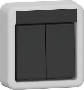 Gira Serie IP44 Wip Schakelaar Grijs - 310535, Verzenden, Nieuw
