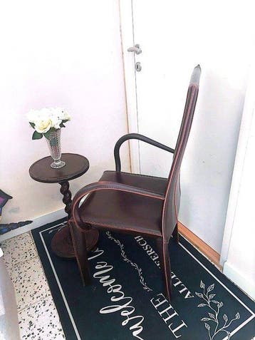 Arper - Chaise - Zadelleer