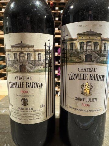 1990 & 2006 Château Léoville Barton - Saint-Julien 2ème, Nieuw