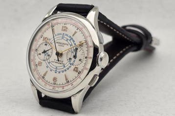 Chronographe Suisse - Bicompax - Cal. Landeron 48 -, Handtassen en Accessoires, Horloges | Heren, Nieuw