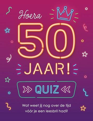 Quiz Hoera 50 jaar! 9789044769722 JENS DE WIT, Verzenden, JENS DE WIT