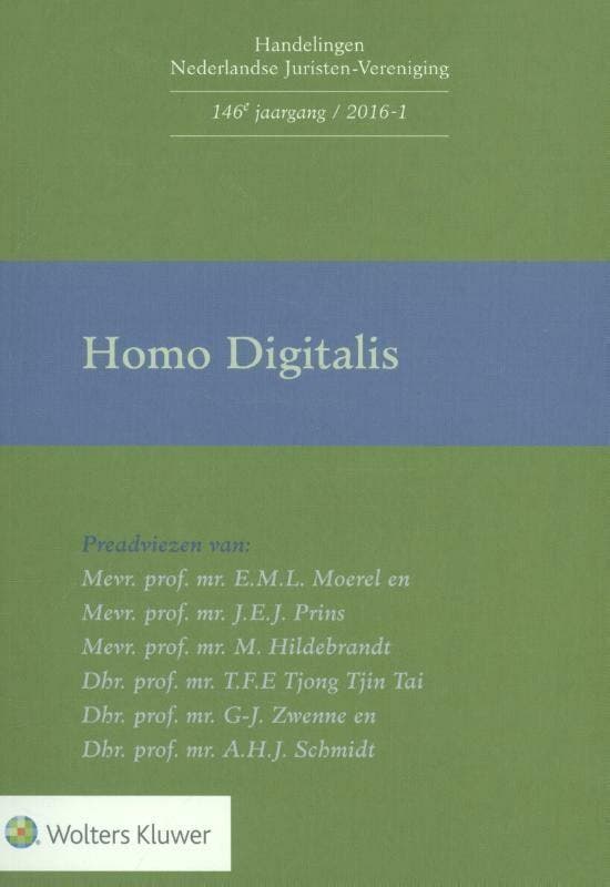 Homo Digitalis 9789013137439, Boeken, Wetenschap, Zo goed als nieuw, Verzenden