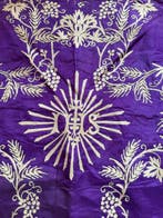 Oude romeinse chasuble - Borduurwerk - Orfroi - Goudgaren