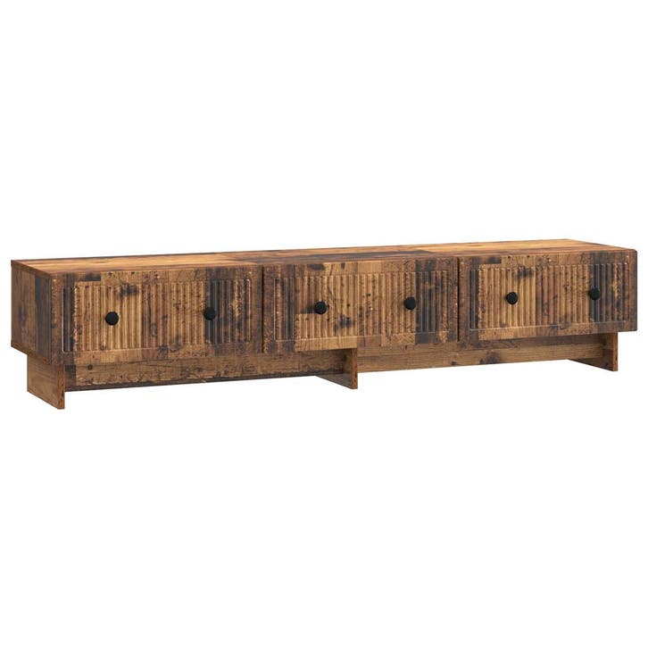 vidaXL TV Kast met lade Oud hout 147 x 34,5 x 30 cm Bewerkt, Huis en Inrichting, Kasten |Televisiemeubels, Nieuw, Verzenden