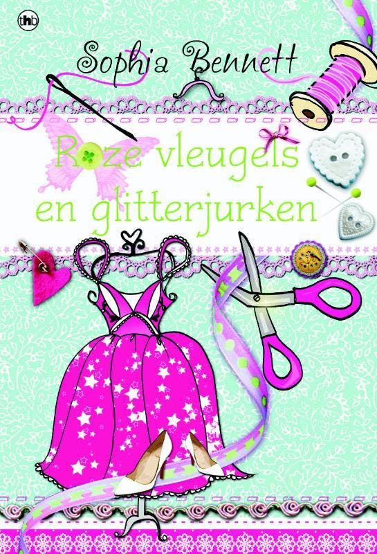Roze vleugels en glitterjurken 9789044325645 Sophia Bennett, Boeken, Kinderboeken | Jeugd | 10 tot 12 jaar, Gelezen, Verzenden