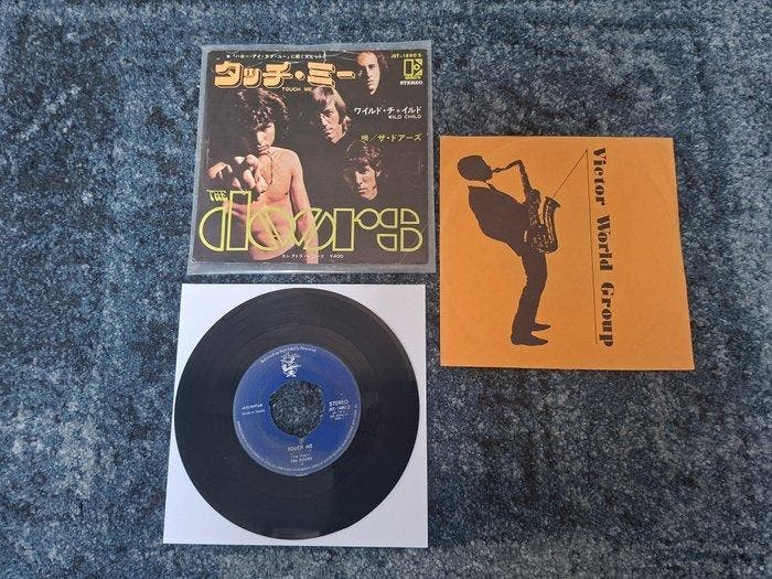 The Doors - 2 x Japanese 7 singles - Touch Me / Wild Child, Cd's en Dvd's, Vinyl Singles
