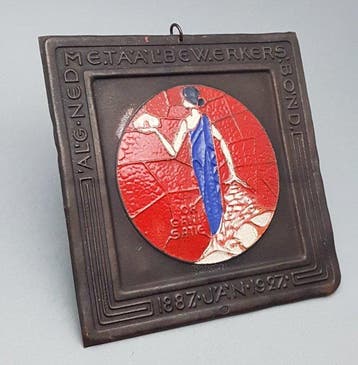 Jan Eisenloeffel - Plaquette - École dAmsterdam - Syndicat