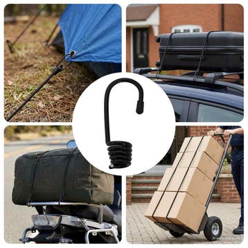 vidaXL Haken 100 st Zwart 4 mm x 5 cm Staal, Caravanes & Camping, Accessoires de tente, Verzenden