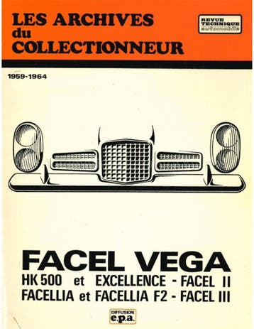 FACEL VEGA HK 500 | EXCELLENCE | FACEL II | FACELLIA |, Nieuw