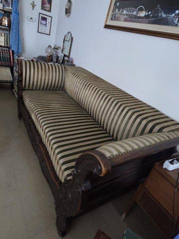 Sofa - Hout, Fluweel