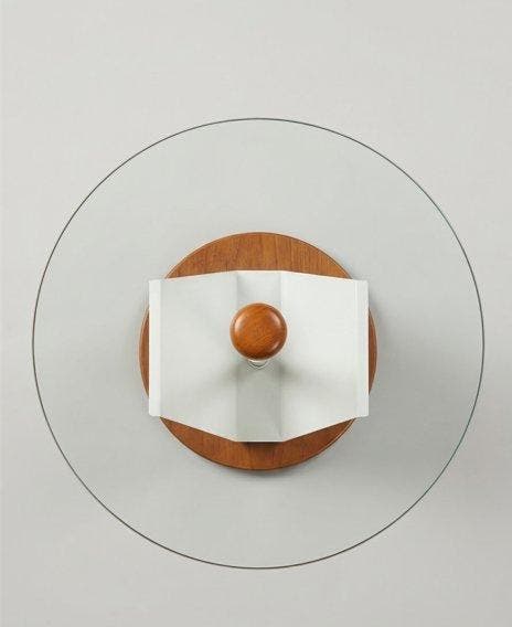 Table ambulante - Memphis-stijl - Glas, Hout, Metaal, Antiquités & Art, Art | Objets design