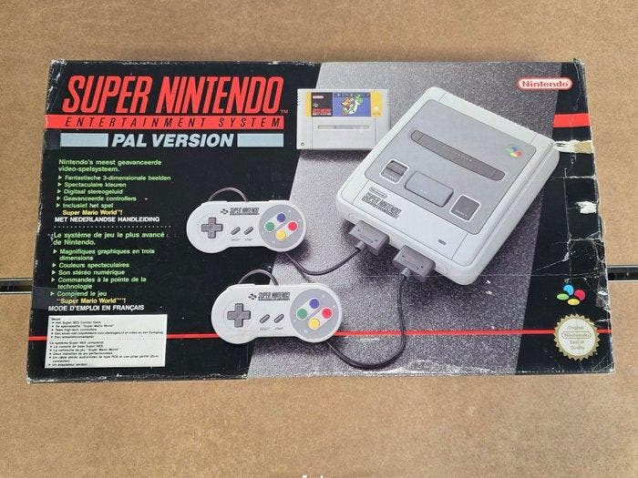 Nintendo - Snes - Super Rare - Big Box - Super Mario World, Consoles de jeu & Jeux vidéo, Consoles de jeu | Accessoires Autre