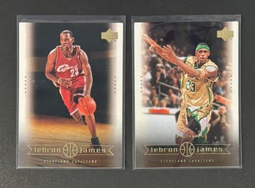 2003 Upper Deck 10 card rookie lot LeBron James Rookie-kaart