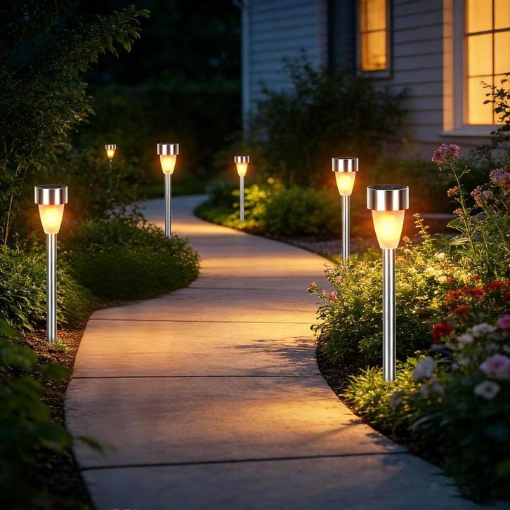 Aigostar Solar Tuinverlichting - LED Tuinfakkels - Tuinverli, Tuin en Terras, Buitenverlichting, Nieuw, Verzenden