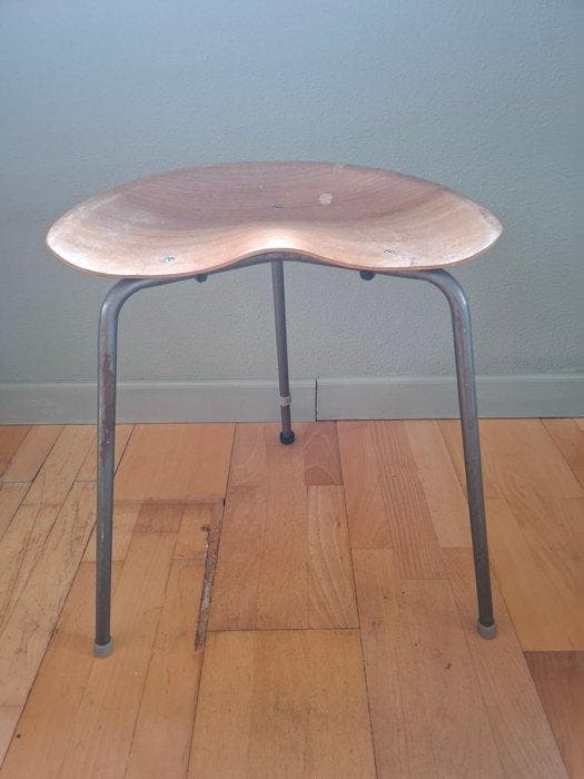 Frederikssund Møbelfabrik - Astor Glibstrup - Kruk - Teak -, Antiquités & Art, Antiquités | Meubles | Chaises & Canapés