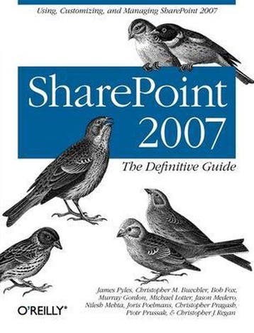 SharePoint 2007:The Definitive Guide 9780596529581, Verzenden, Robert A Tidrow