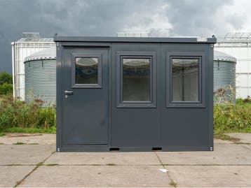Extra ruimte nodig? Mobiel kantoor 3x2 deur lange zijde
