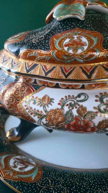 Soupière - Porcelaine - Grosse terrine japonaise, Antiek en Kunst