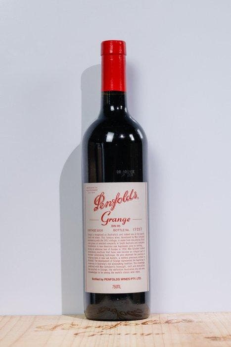 2008 Penfolds, Grange Bin 95 - Zuid-Australië - 1 Fles (0,75, Collections, Vins