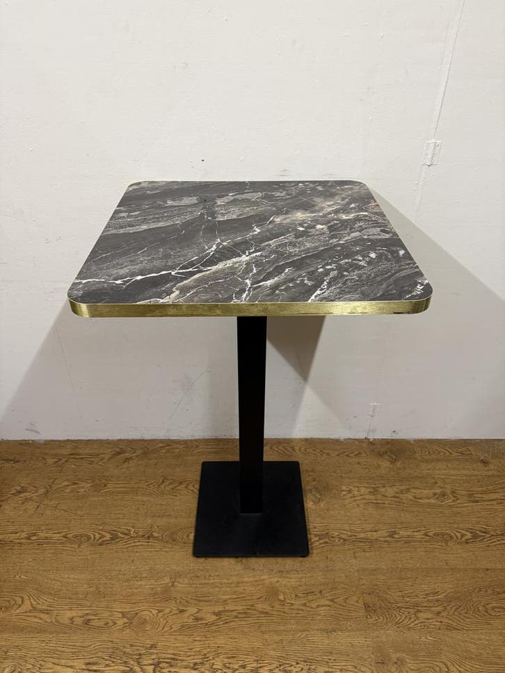 Gebruikte Marmerlook Statafel - T1631, Maison & Meubles, Tables | Tables à manger, Enlèvement