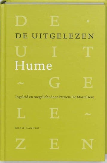 De uitgelezen Hume - Patricia de Martelaere - 9789077598016, Verzenden, Nieuw