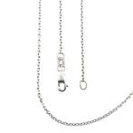 Witgouden ankerschakel ketting, Ophalen of Verzenden, Gebruikt, Overige kleuren, Goud