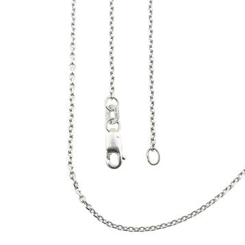 Witgouden ankerschakel ketting, Ophalen of Verzenden, Gebruikt, Goud, Goud