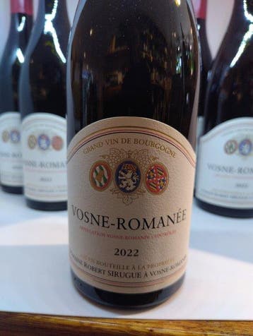 2022 Domaine Robert Sirugue - Vosne-Romanée - 6 Bouteilles, Collections
