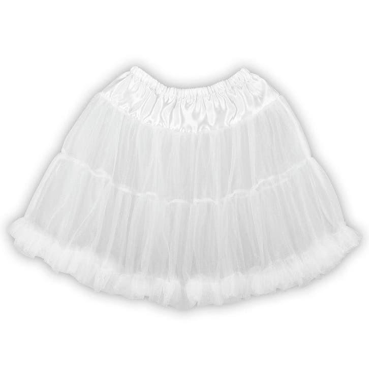 Witte Petticoat Deluxe, Hobby en Vrije tijd, Feestartikelen, Nieuw, Verzenden
