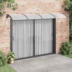 vidaXL Deurluifel 350x100 cm polycarbonaat zwart, Verzenden, Nieuw