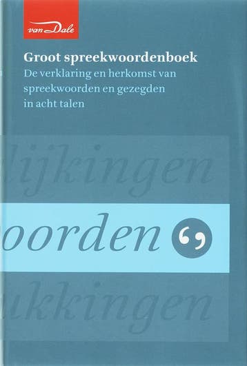 Groot spreekwoordenboek / Van Dale leeswoordenboeken, Verzenden, Nederlands, H.L. Cox, Gelezen